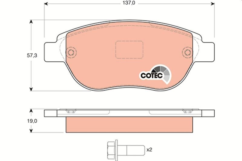 ÖN FREN BALATASI PEUGEOT P207 06> P307 00> PARTNER 03> CITROEN BERLINGO 00> C3 02> C4 04> XSARA 00> FIAT DOBLO 01>