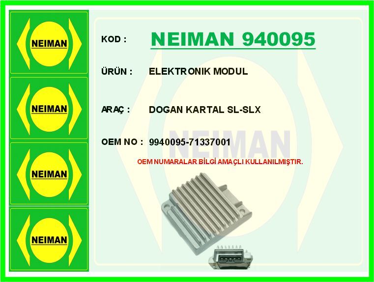 ELEKTRONIK MODUL DOGAN KARTAL SL-SLX