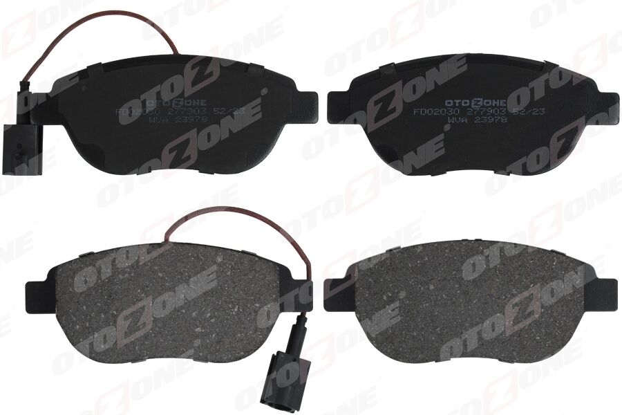 ÖN FREN BALATASI OPEL COMBO D 12> PUNTO EVO 1.3-1.4-1.6D MTJ 09 > 500-500C 1.3DMJ 10 > GRANDE PUNTO 1.6DMTJ 09 > ÇİFT FİŞLİ