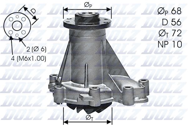 DEVIRDAIM POMPASI MERCEDES OM601>OM606 W124 S124 W202 S202 W210 S210 W140 W463