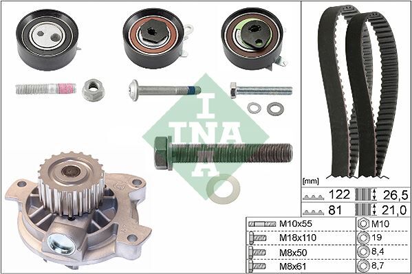 DEVİRDAİMLİ TRİGER SETİ 122x26.5 -077x21 T4 2.5TDI-LT35 2.5TDI ACV-ANJ-AVR