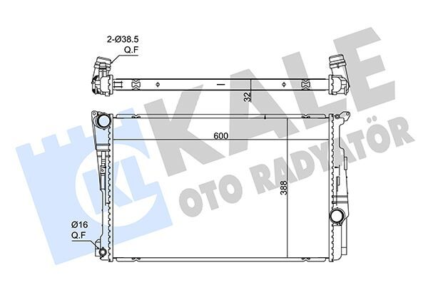 MOTOR SU RADYATORU BMW B47 N20 N47 N55 N57 F25 F26