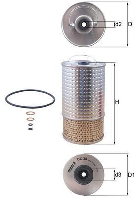 YAG FILTRESI MERCEDES OM601 OM602 OM603 W201 W202 W124 W140