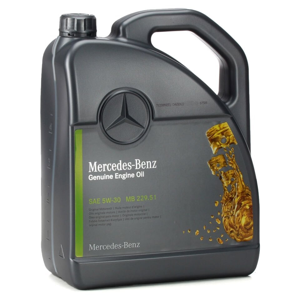 Mercedes Benz Motor Yağı 5W30 5-LT Orjinal 229.51