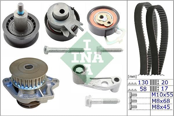 DEVİRDAİMLİ TRİGER SETİ 130x200 - 058x170 POLO-CORDOBA-GOLF IV 1.4-1.6 16V BCB-BBY-BUD