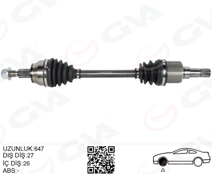 KOMPLE ÖN AKS SOL CONNECT 14> 1.6 TDCI