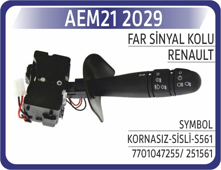 FAR SİNYAL KOLU SYMBOL KORNASIZ-SİSLİ-S561