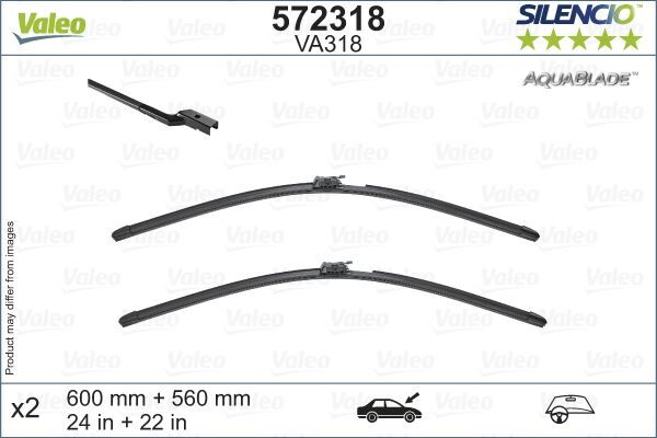 SILECEK SUPURGESI TAKIMI 600mm / 560mm MERCEDES S-CLASS Coupe C217 15> ISITMALI