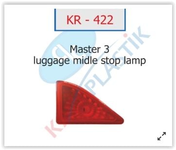 3. STOP LAMBASI RENAULT MASTER III 10> OPEL MOVANO B 10>