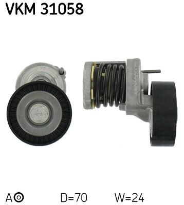 ALTERNATÖR GERGİ KİTİ KÜTÜKLÜ CADDY III 10>GOLF V-VI 07>PASSAT 05>1.6-2.0 TDİ 534016410