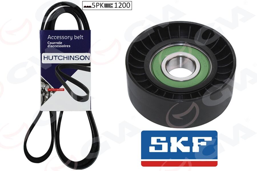 ALTERNATÖR GERGİ KİTİ KÜTÜKSÜZ RENAULT CLIO II 98>05 KANGOO 01> MEGANE II 02>08 MODUS 04> 1.4 16V- 1.6 16V-1.5dCi 5PK1200