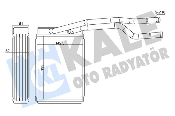 KALORİFER RADYATÖRÜ FORD FİESTA/FUSİON 02>
