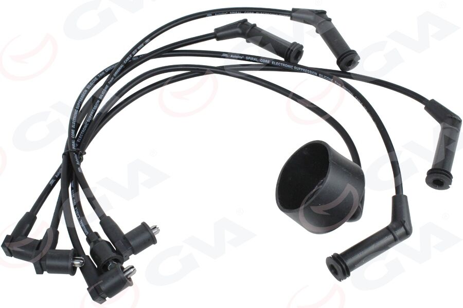 BUJİ KABLOSU HYUNDAI ACCENT 1.3L G4EH 4G13 karbüratörlü 95-99 / GETZ 1.3L SOHC 01-03 - bobin kablolu şapkalı tip