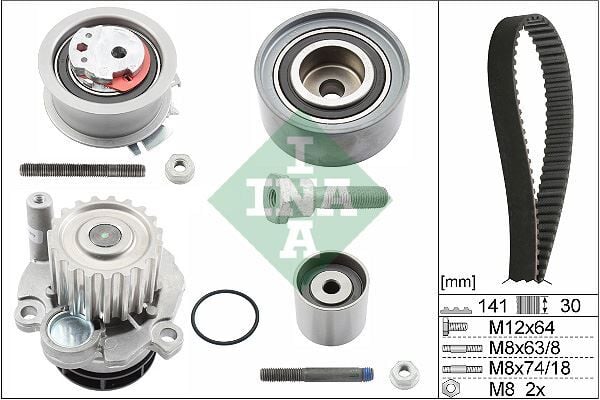DEVİRDAİMLİ TRİGER SETİ PASSAT-JETTA-GOLF5-OCTAVIA-TOLEDO-A3-A6 2.0 TDI 2007-2011 BKP-BKD-BRE-BLB