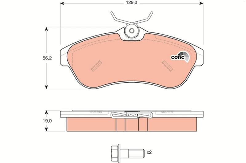 ÖN FREN BALATASI CITROEN C2 06>09 C3> 03>10