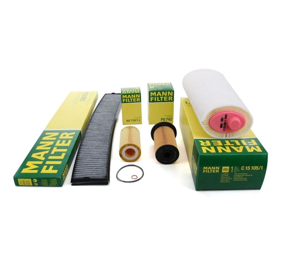 Bmw E46 Kasa 320d M47 Motor Periyodik Bakım Filtre Seti Mann Marka