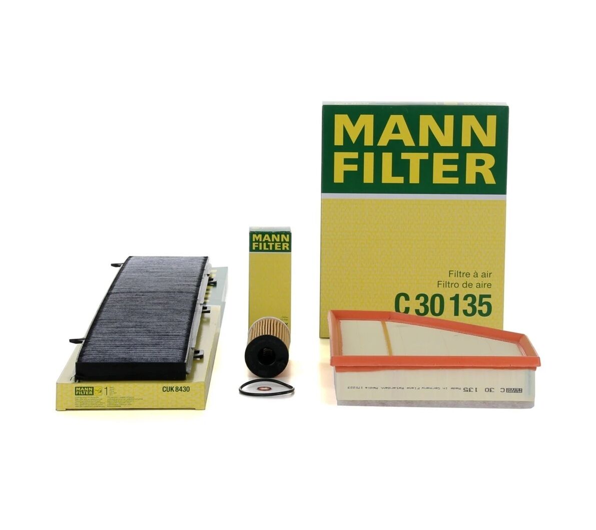 Bmw E90 Kasa 320d N47 Motor 177 HP Periyodik Bakım Filtre Seti Mazotsuz Mann Marka