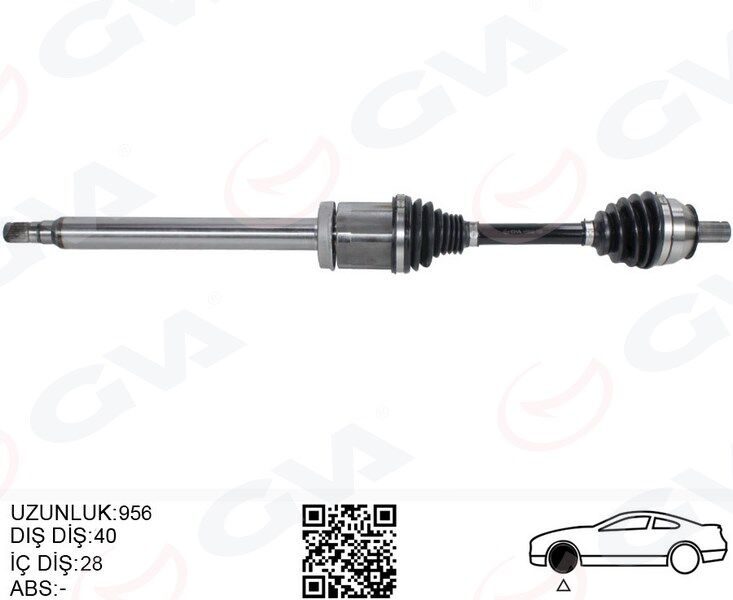 ÖN AKS KOMPLE SAĞ VOLVO S60 II 15> 2.0 D-T6-T5 S80 II D4-T6 15> V60 I 13>V70 III 13> OTOM.SANZIMAN