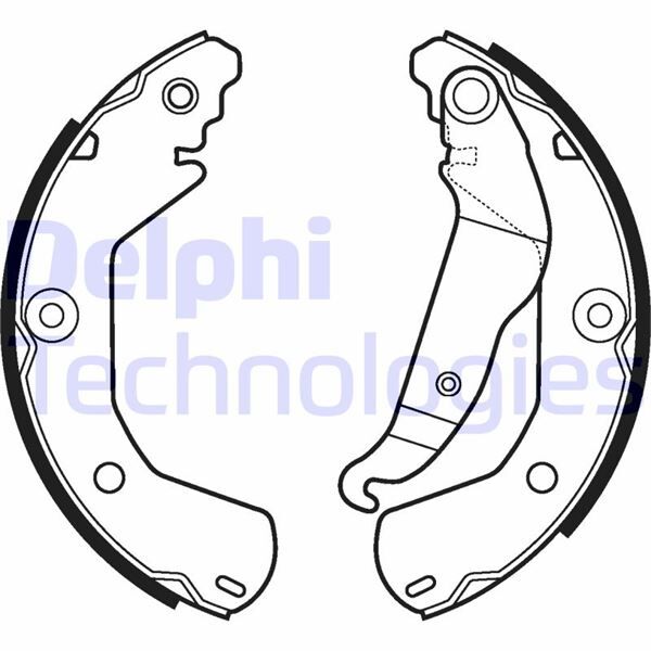 ARKA FREN PABUÇ BALATA CHEVROLET AVEO 08>11> KALOS 1.2-1.4 05> SPARK 10>