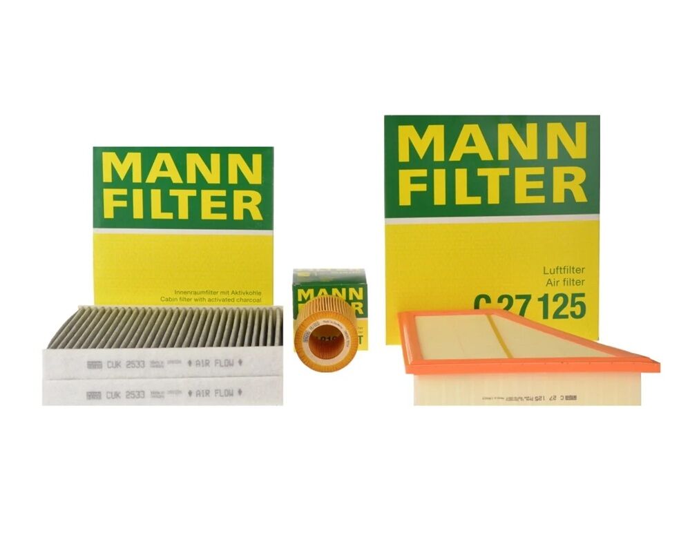 Bmw F10 Kasa 520i Periyodik Bakım Filtre Seti Mann Marka Yağsız