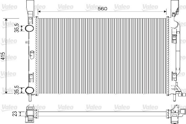 MOTOR SU RADYATORU MERCEDES CITAN OM607 W415 12> . RENAULT KANGOO 1.5 dCi 1.6 16V 09>