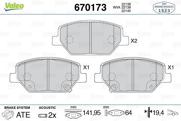 ÖN FREN BALATASI OPEL INSIGNIA B 18> 17 İNÇ JANT