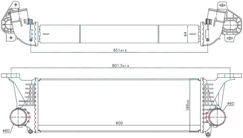TURBO RADYATÖRÜ INTERCOOLER IVECO DAİLY IV 11> 2.3 JTD