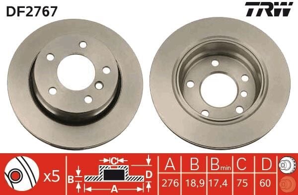 FREN DISKI ARKA BMW E36 E46