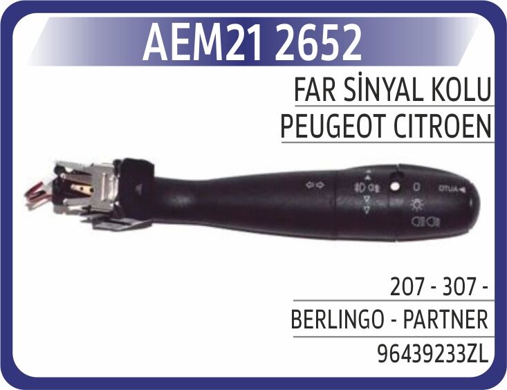 FAR SİNYAL KOLU 207 - 307 - BERLINGO - PARTNER