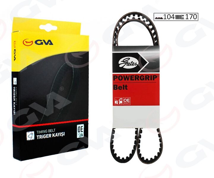 TRİGER KAYIŞI 104x170 PEUGEOT BIPPER 07> P 206 06> P207 08> P 306 04> PARTNER 02> CITROEN NEMO 07> BERLİNGO 02> C3 II 10> 1.4 FIAT FIORINO 07>