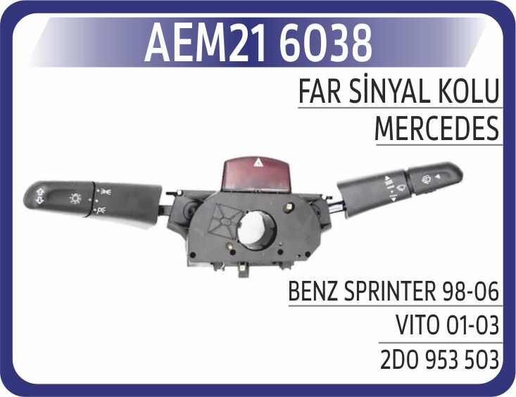 FAR SİNYAL KOLU BENZ SPRINTER 98-06 VITO 01-03