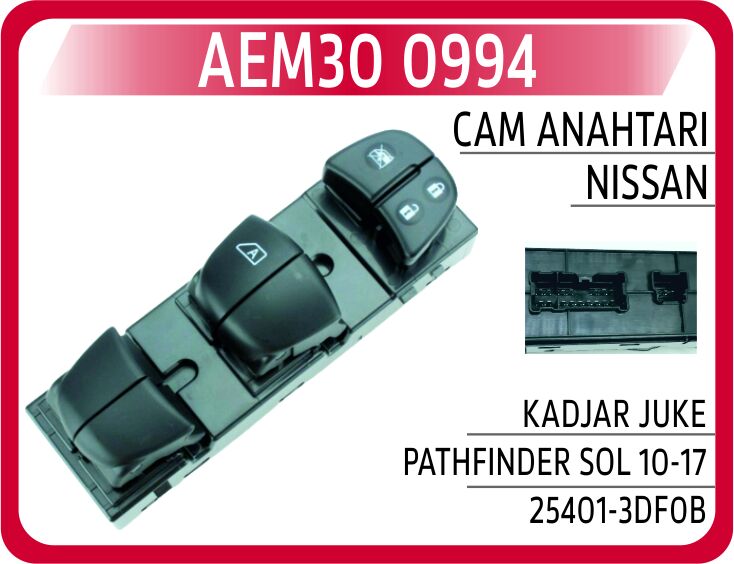 CAM ANAHTARI NISSAN KADJAR JUKE PATHFINDER SOL 10-