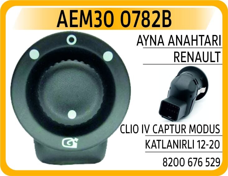 AYNA ANAHTARI RENAULT CLIO IV CAPTUR MODUS KATLANI