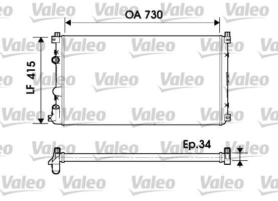 RADYATÖR MASTER II-MOVANO 01> 2.5DCI G9U AC KLİMASIZ MEK 730x414.5x34