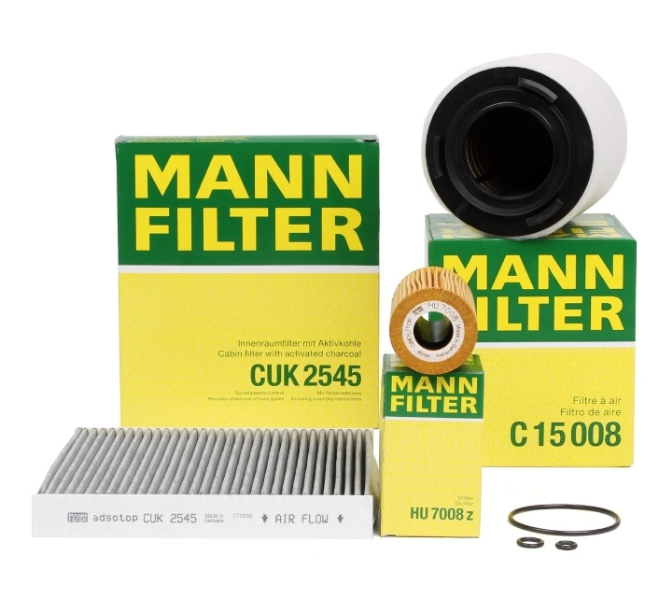 Volkswagen Polo 1.6 TDI Periyodik Bakım Filtre Seti Mann Marka