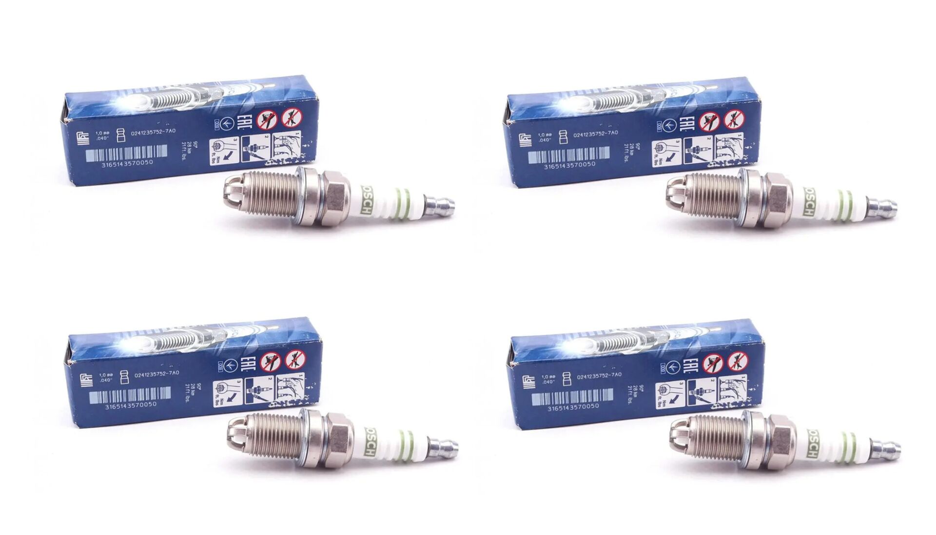 Volkswagen Golf 4 1.6 AKL Motor Ateşleme Buji Takımı Bosch Marka