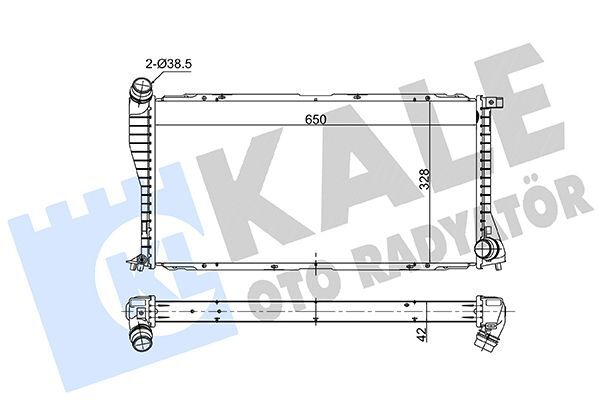 MOTOR SU RADYATORU BMW M47 M57 M67 E39 E38