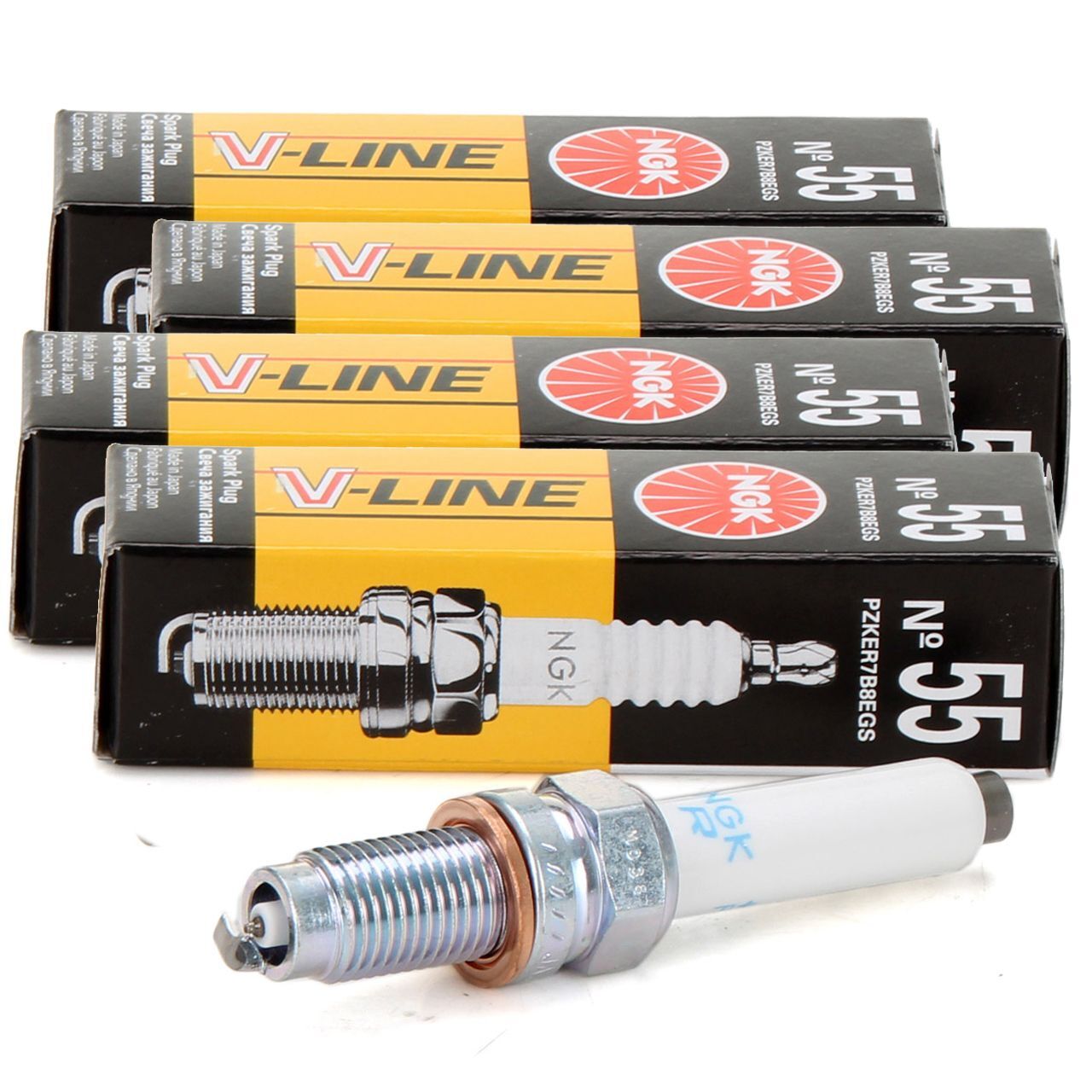 Volkswagen Jetta 1.2 TSI-1.4 TSI BlueMotion Ateşleme Buji Takımı V-LINE NGK Marka
