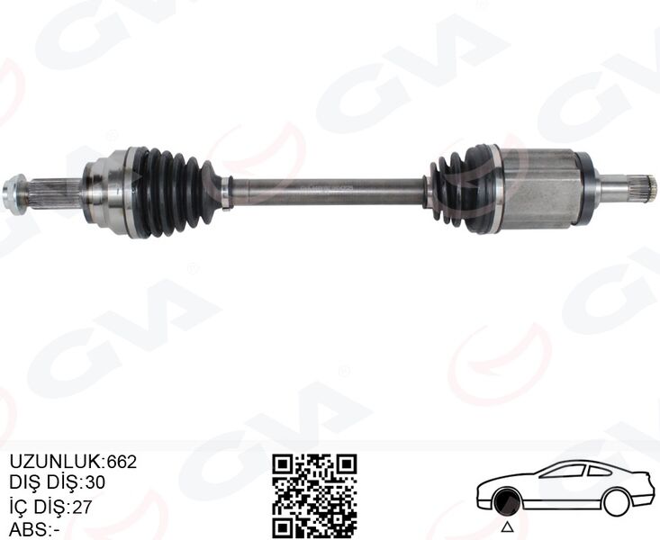 KOMPLE AKS ÖN SOL BMW X5 E70 F15 X6 F16 E71 E72 662MM