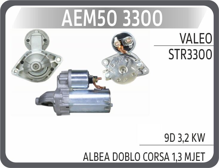 MARS MOTORU STR3300 ALBEA DOBLO CORSA 1.3 MJET 9 DIS 1.3 K