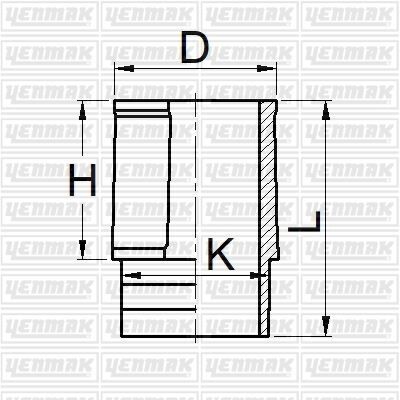 MOTOR GÖMLEĞİ P205-P309-P405B XU9 JAZ-M/J1-XU5M/JPZ-XU 7JPK 83.00 ÇAP STD