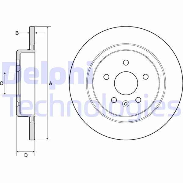 ARKA FREN DİSKİ OPEL ASTRA K 15>22 288x45x5 DOLU