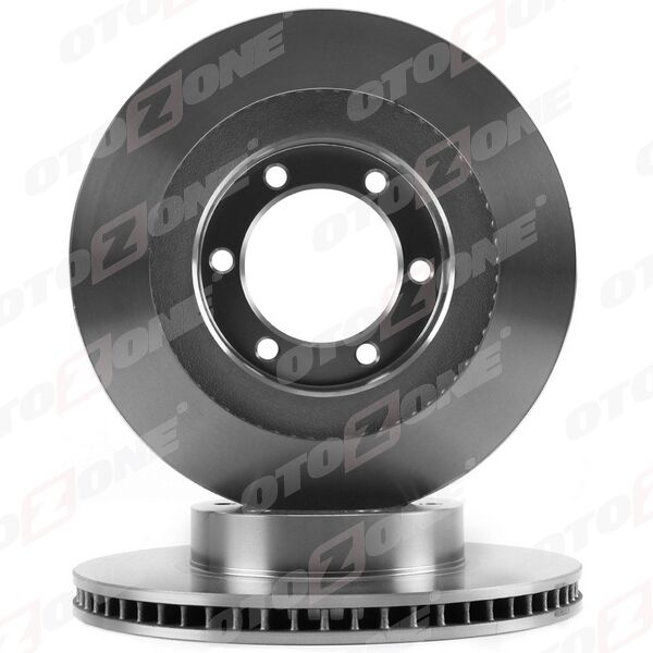 ÖN FREN DİSKİ HAVA KANALLI TOYOTA LAND CRUISER 3.0L 1KZ-TE 1KD-FTV KZJ120 KDJ120 03-09 338 çap x 6 bijon - Adet disk fiyatıdır