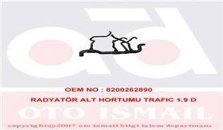 RADYATÖR ALT HORTUMU RENAULT TRAFIC 01>06 OPEL VİVARO 01>06 1.9 D