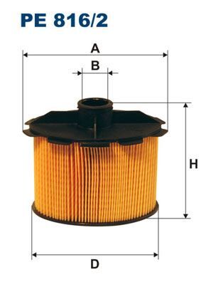 YAKIT FİLTRESİ PARTNER-P206-P306 BERLINGO-JUMPY- XSARA-SCUDO-COROLLA 00-02 1.9D 98- DW8