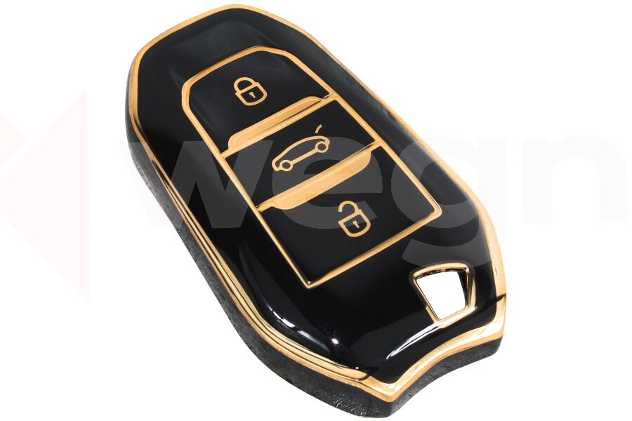KONTAK ANAHTAR KUMANDA KORUYUCU KILIF TPU SİLİKON SİYAH CITROEN C5 AIRCROSS-C3-C4-C-ELYSEE