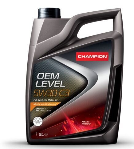 Champion Motor Yağı Oem Level 5W30 C3 5 Litre