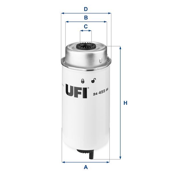 YAKIT FİLTRESİ TRANSİT V348-V347 2.2-2.4-3.2 TDCI 200PS 06>11 EURO4