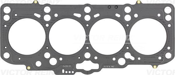 SİLİNDİR KAPAK CONTASI VW-SEAT-SKODA-CADDY-T5-PASSAT-A3-LEON 01> AVF-AXB-BJB-BLS 1.9 TDI 3 KERTİK KALINLIK: 1.61mm