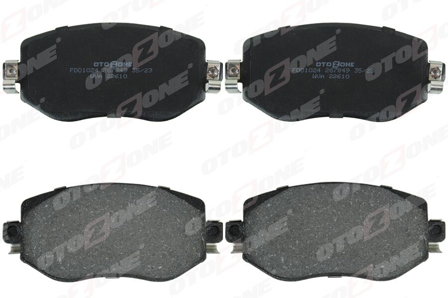 ÖN FREN BALATASI RENAULT MEGANE IV 15> TÜM MOTOR TİPLERİ G:129MM Y:58.4 MM K:18MM